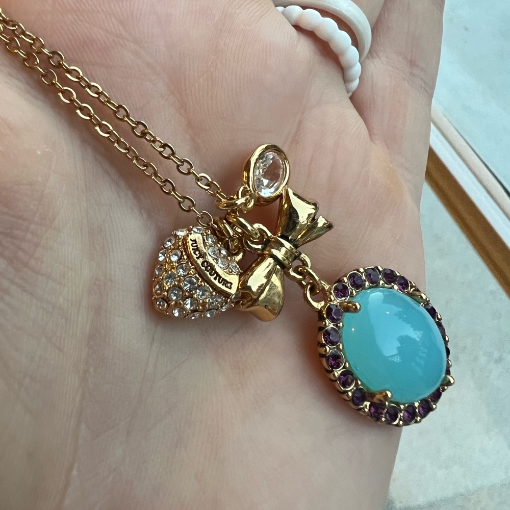 Juicy Couture Gold-Tone Pendant Neclace
